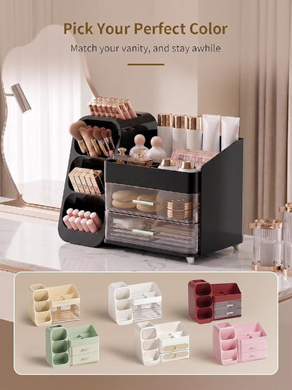 Booklov Makeup Organizer for Vanity, Large Capacity Cosmetic Display Case - Image 9