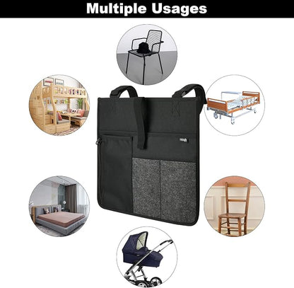 Cosmos Armrest Chair Side Organizer Bedside Caddy Organizer Bed Buk Storage Bag - Image 3