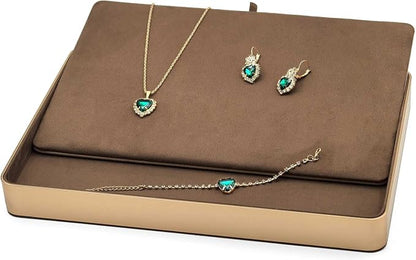 Metal Jewelry Tray, Valet Tray, Bedside Table and Desktop Organizer. It is - Image 3