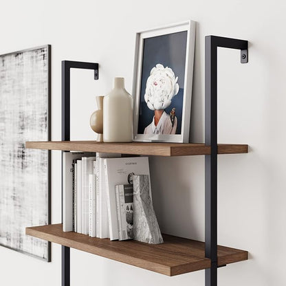 Nathan James Theo 6-Shelf Tall Bookcase, Wall Mount Bookshelf - Image 6