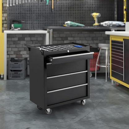 IDEALHOUSE Rolling Tool Chest, 4 Drawers Tool Storage Cabinet, Toolbox - Image 2