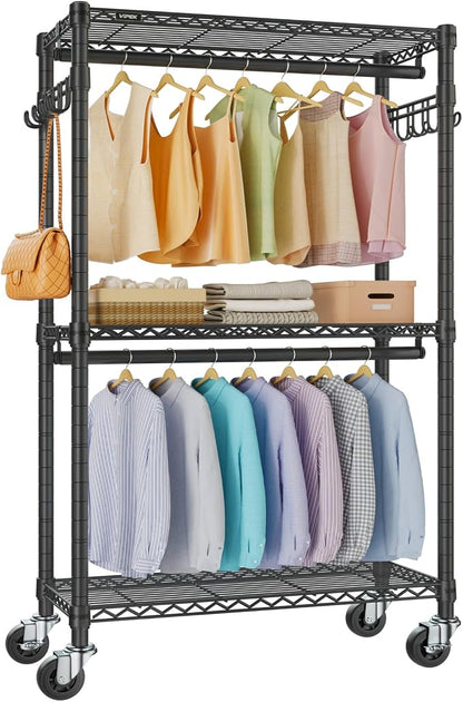 VIPEK R2 Medium Rolling Clothes Rack Heavy Duty Clothing Rack by VIPEK