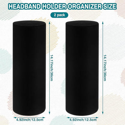 Geetery 2 Pcs Vertical Headband Holder Organizer Hairband Display Stand - Image 2
