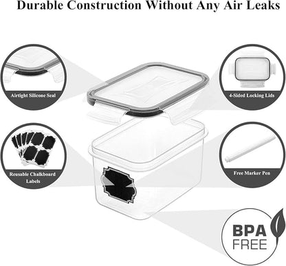 Wildone Cereal & Dry Food Storage Container Set of 16 - Image 8