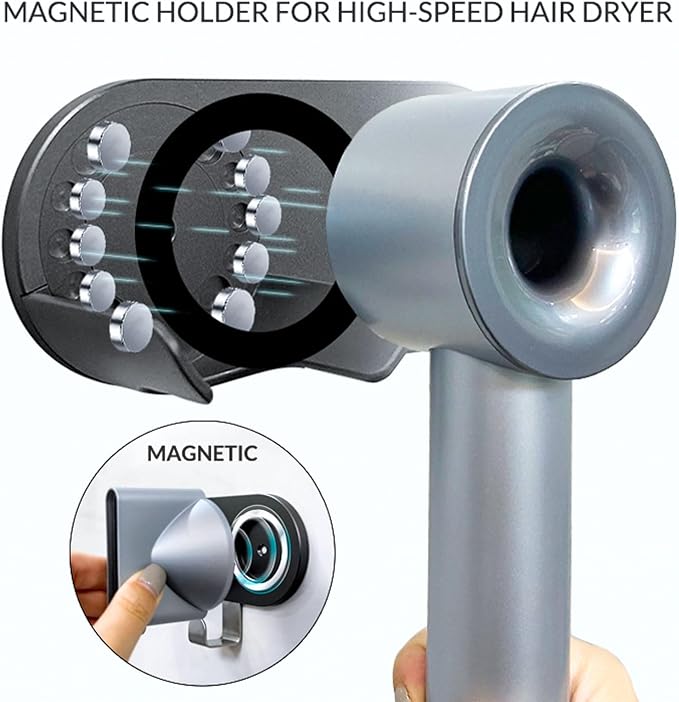 simpletome Hair Dryer Holder Wall Mount - Image 4