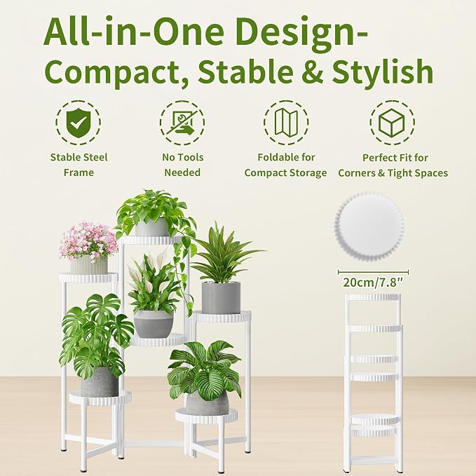 6 Tier Large Plant Stand Indoor - Image 5