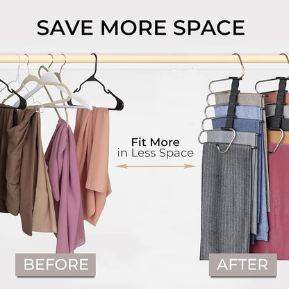 MORALVE Pants Hangers Space Saving - Image 2