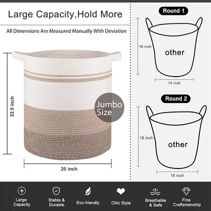 OIAHOMY 115L Laundry Baskets Hamper - Image 4