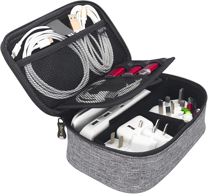sisma Travel Electronics Organizer Small Carrying Case - Image 9