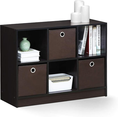 Furinno BASIC Book Shelf, 6-Cube Bookshelf by Furinno-FitsYourSpaceFitsYourBudget
