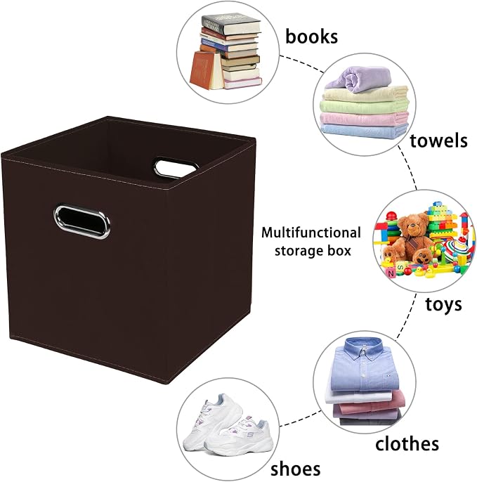 Fabric storage bins Cubes, Fabric Cube Organizer - Image 3