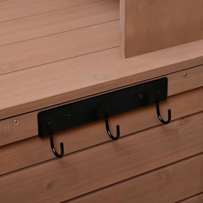 Merax Outdoor Potting Bench Table Potters Benches Garden Workstation, Patio - Image 8