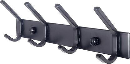 WEBI Coat Rack Wall Mounted, 4 Coat Hooks by WEBI