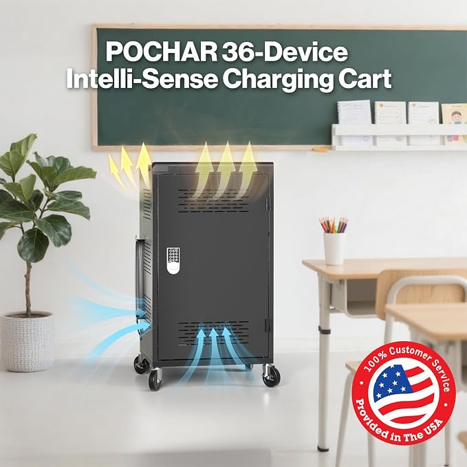 36 Bay Intelli-Sense Charging Cart - Image 2