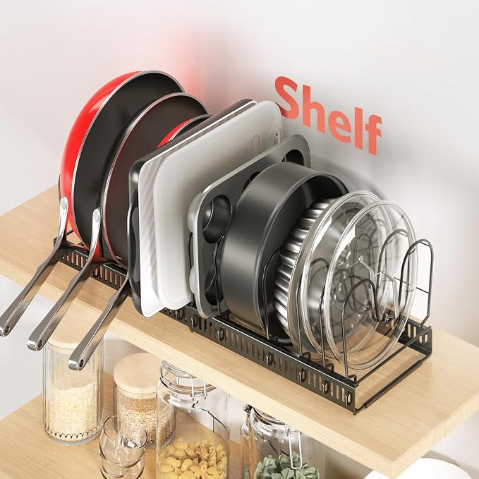 ORDORA Pots and Pans Organizer under Cabinet - Image 8