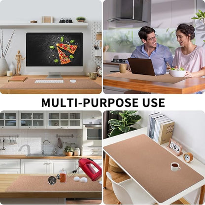 Bloss Gold Desk Mat 31.5x15.7 Inches, Desk Matt - Image 3