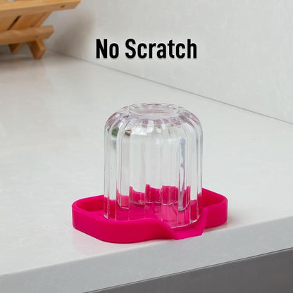 Zulay Kitchen Small Silicone Sponge Holder – Space-Saving Sink Organizer Tray - Image 7