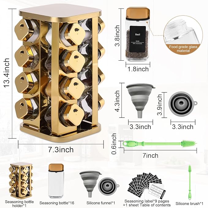 Kitchen stainless steel spice rack - Image 2