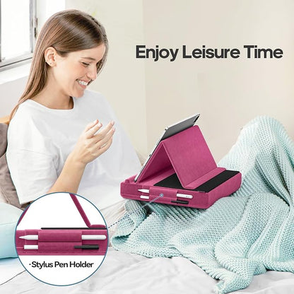 KDD Tablet Pillow Stand, Bed and Desk, Foldable Soft Pad Dock - Image 3