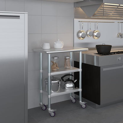 AmGood Stainless Steel Work Table - Image 9