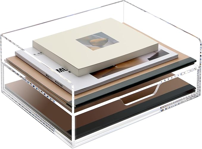 SANRUI 2-Tier Paper Letter Tray Organizer by SANRUI