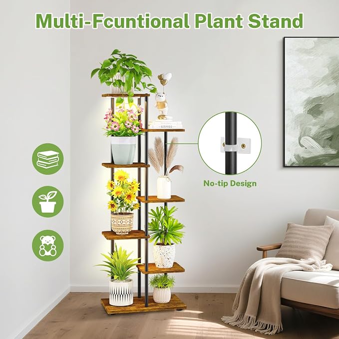 iDavosic.ly 6 Tier Tall Plant Stand Indoor - Image 6