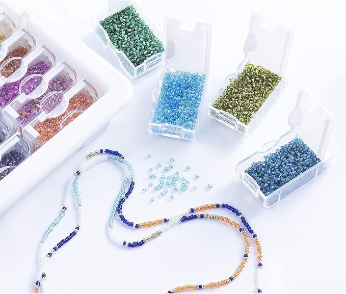 Elizabeth Ward Bead Storage Solutions 3 Piece Clear Organizing Storage - Image 6