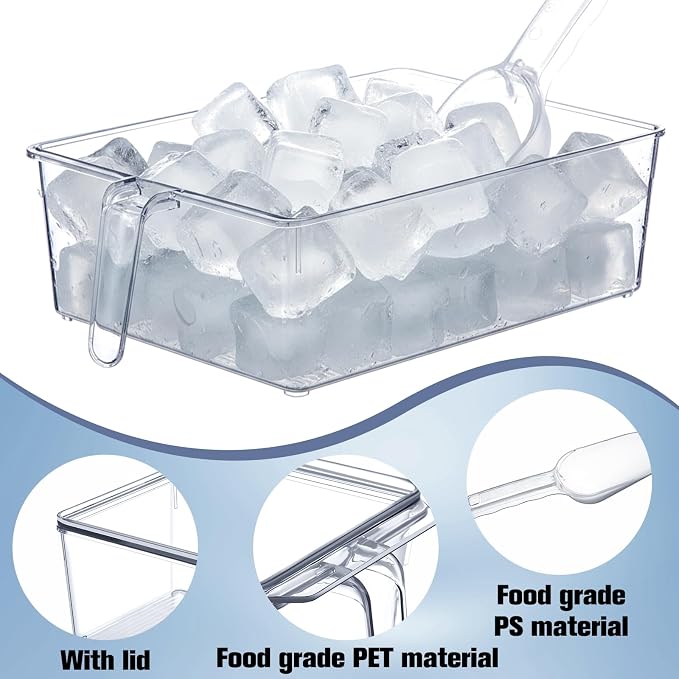 Havawish 4 Pcs Ice Storage Bin for Freezer - Image 4
