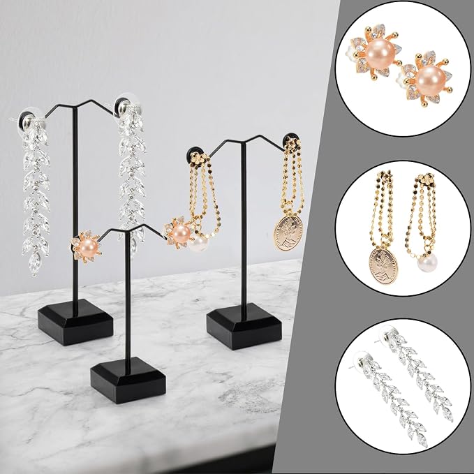 Coloch 18 Pcs Metal Earring Holder - Image 3