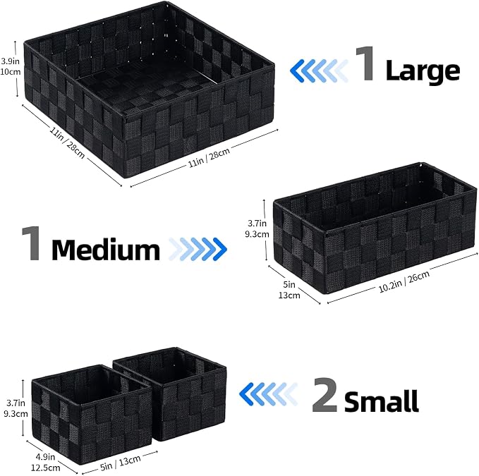 Posprica Woven Storage Basket Small Baskets - Image 2
