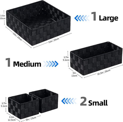 Posprica Woven Storage Basket Small Baskets - Image 2