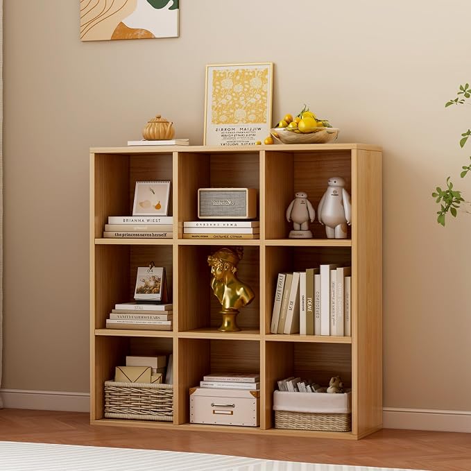 9-Cube Storage Shelf Bookcase by OSCHF