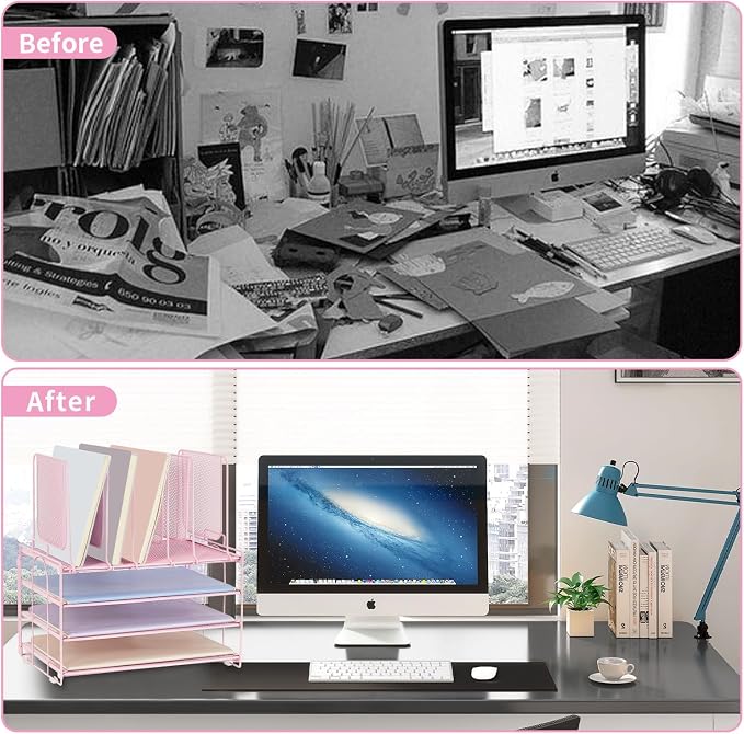 Desk Organizers and Accessories, 3-Tier Paper Organizer - Image 2