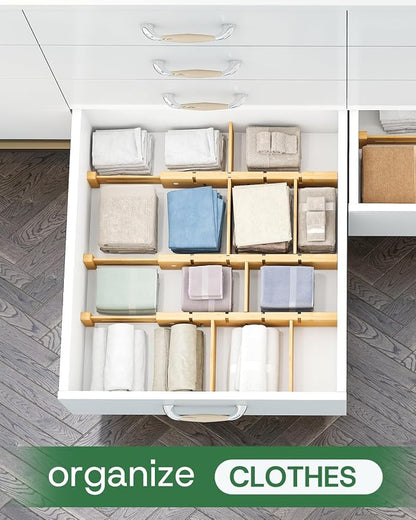 kiplant Bamboo Drawer Dividers - Image 5