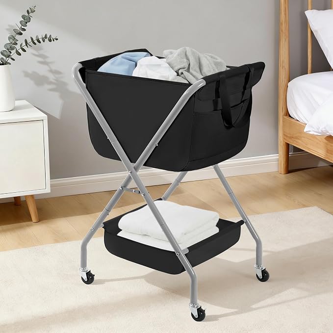 STORAGE MANIAC Collapsible Laundry Cart - Image 9