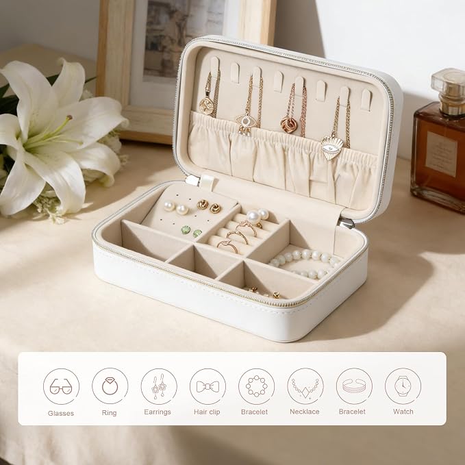 Elegant Travel Jewelry Case for Women - Image 6