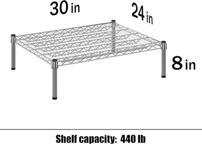 24" Deep x 30" Wide x 8" Height Wire Shelving Kit | 1-Tier | NSF Commercial - Image 3