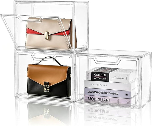 Purse Organizer for Closet, Purse Storage Box by Stebopum