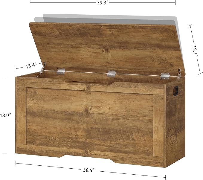 usikey 39.4” Storage Bench, Toy Box - Image 3