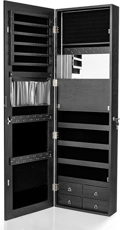 CHARMAID LED Strip Jewelry Armoire - Image 9
