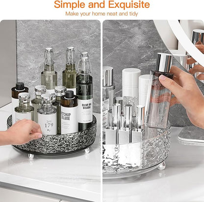 360 Rotating Makeup Organizer, Cosmetics Lazy Susan Spinning Skincare Storage - Image 6