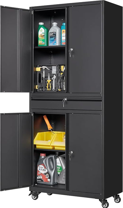 Metal Garage Storage Cabinet by SISESOL