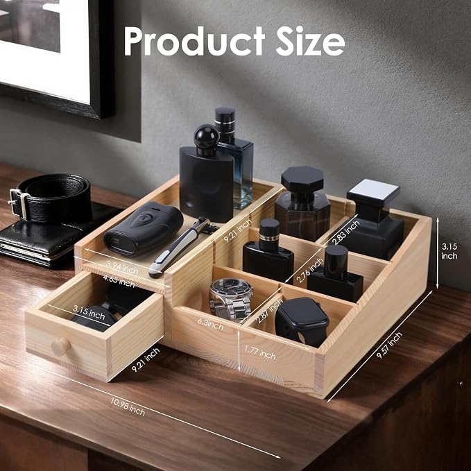 Cologne Organizer For Men, Perfume Organizer, Bathroom Organizers, Coffee - Image 2