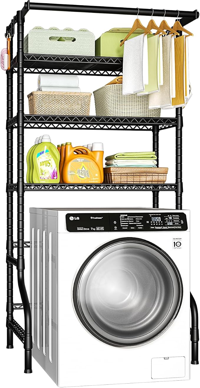 Ulif U11 Over Washer and Dryer Shelves, 3 Tiers Laundry Room Storage and by Ulif