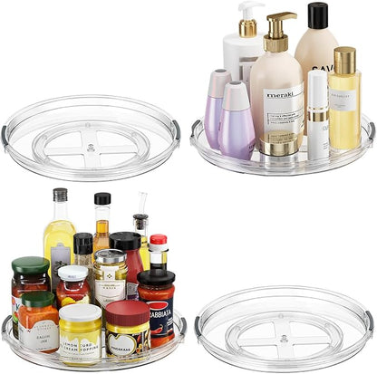 LAMU 4 Pack 12'' Lazy Susan Organizer Turntable by YourHome-OrganizationHelper