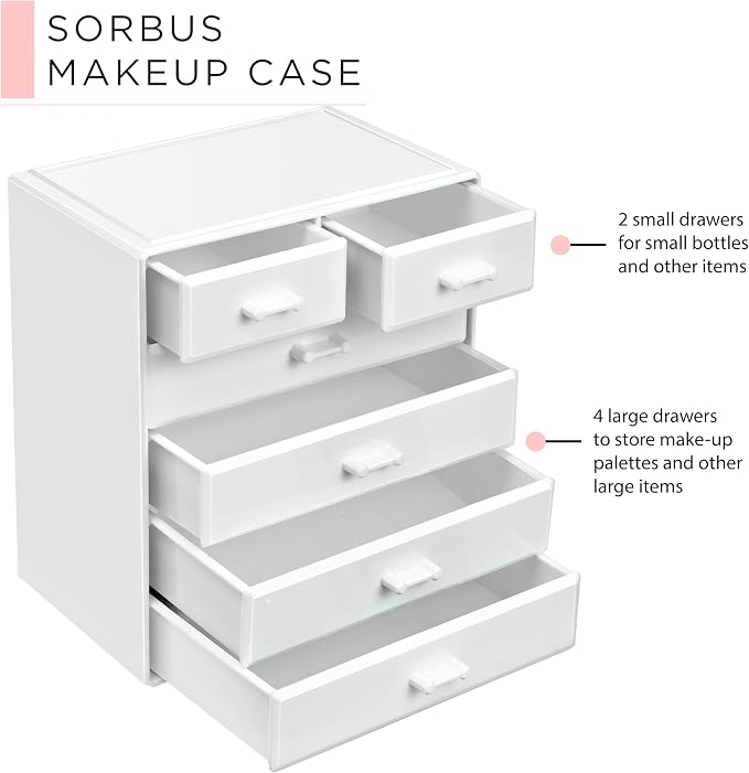 Sorbus Acrylic Makeup Organizer - Image 4