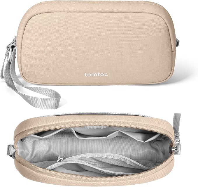 tomtoc Electronics Organizer Travel Case, Water Resistant Travel Bag Cable by tomtoc