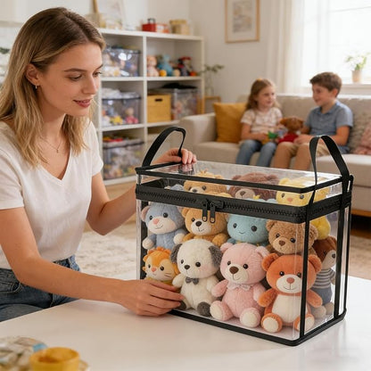 Large Clear Thick Plastic Storage Box - Image 2