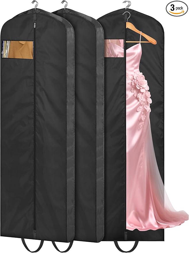 MISSLO 72" Wedding Dress Garment Bag Waterproof Garment Bags by MISSLO