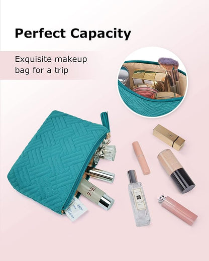 BAGSMART Small Makeup Bag, Elegant Cosmetic Pouch - Image 3